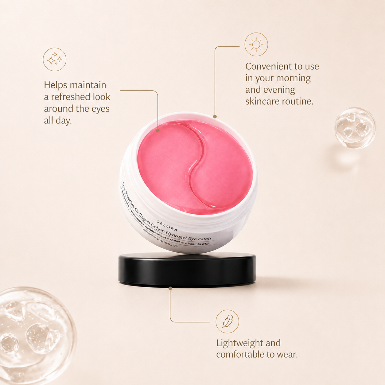 Peptide Collagen Eye Patches