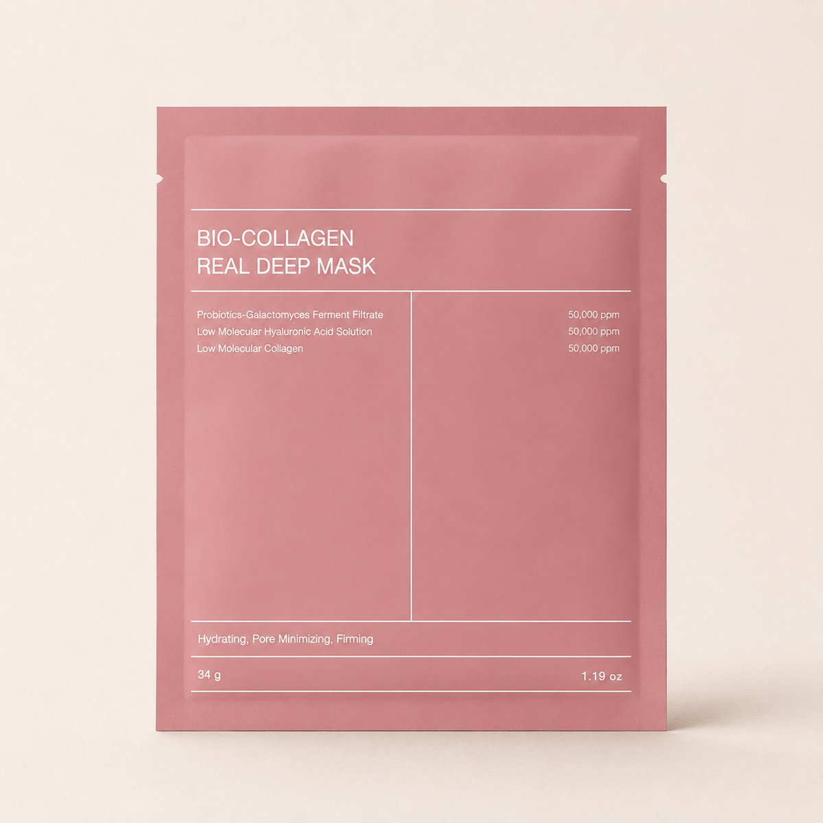 Bio-Collagen Face Mask (4 Pack)